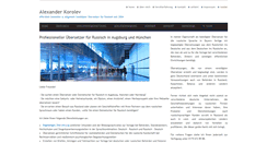 Desktop Screenshot of korolev.de